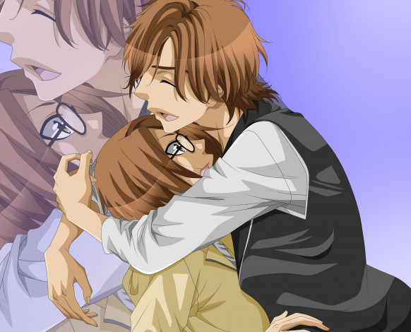 Обои картинки фото аниме, love stage, любовная, сцена, парни, романтика, братья