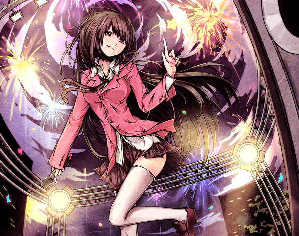 Обои картинки фото аниме, unknown,  другое, девушка