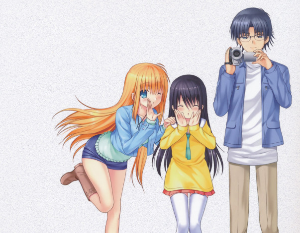 Обои картинки фото аниме, charlotte, nishimori, yusa, otosaka, ayumi, takajou, joujirou