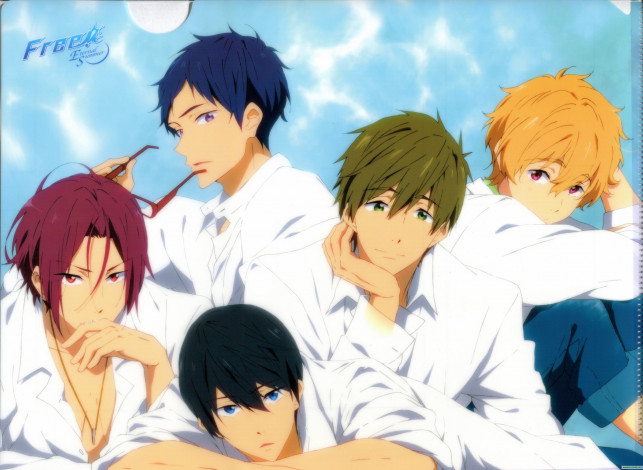 Обои картинки фото аниме, free, парни