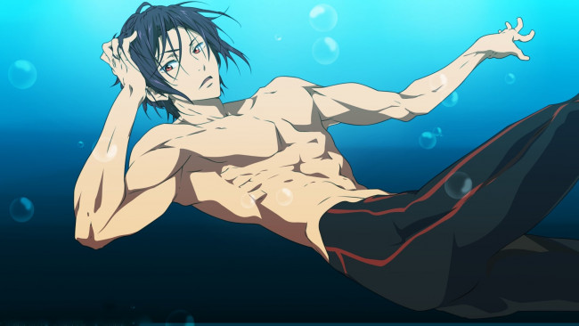 Обои картинки фото аниме, free, парень