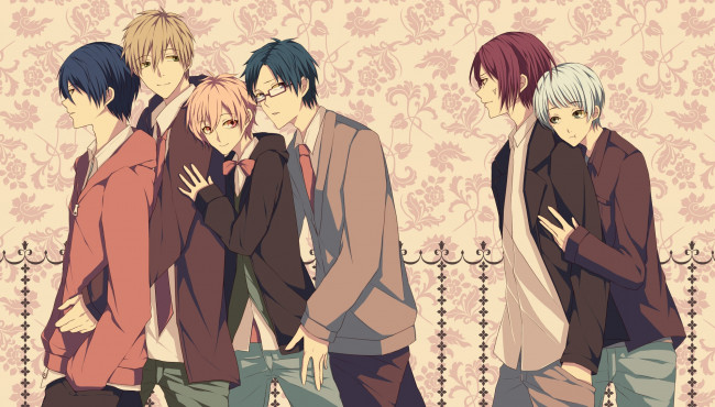 Обои картинки фото аниме, free, парни