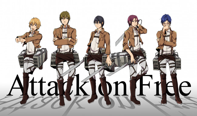 Обои картинки фото аниме, free, косплей, костюмы, парни