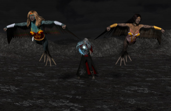 Обои картинки фото 3д графика, существа , creatures, вампиры