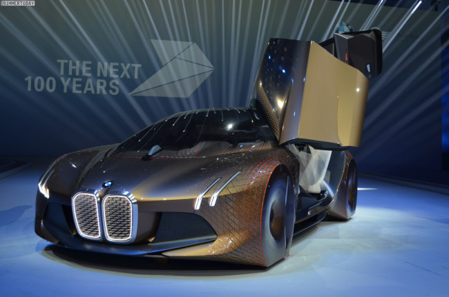 Обои картинки фото bmw vision next 100 concept 2016, автомобили, bmw, vision, next, 100, concept, 2016, car, выставка, автосалон