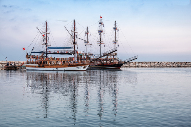 Обои картинки фото корабли, парусники, паруса, мачты