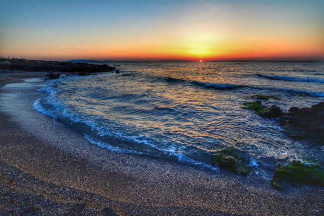 Обои картинки фото природа, восходы, закаты, вечер