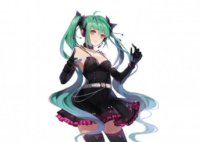 Обои картинки фото аниме, vocaloid, hatsune, miku