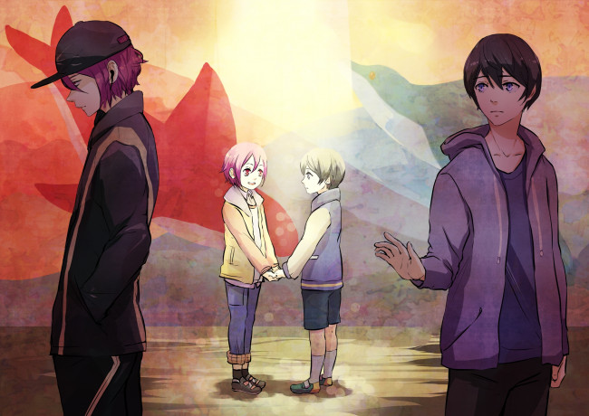 Обои картинки фото аниме, free, парни