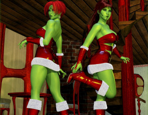 обоя 3д графика, существа , creatures, фон, взгляд, халки