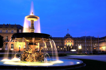 Картинка штутгарт германия города -+фонтаны