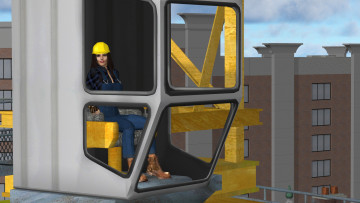 Картинка 3д+графика люди+ people фон взгляд девушка