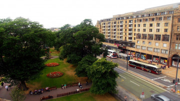 Картинка города эдинбург+ шотландия сквер улица