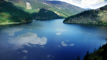 Картинка природа реки озера горы озеро отражение