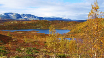 Картинка природа реки озера осень горы озеро