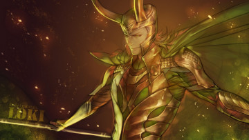 Картинка рисованное кино локи