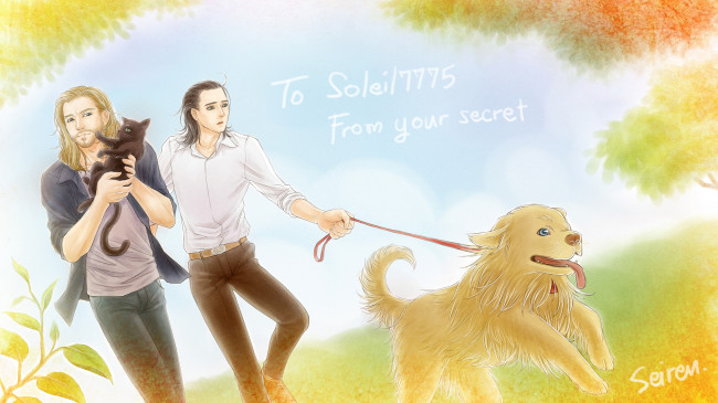 Обои картинки фото рисованное, кино, tor, loki