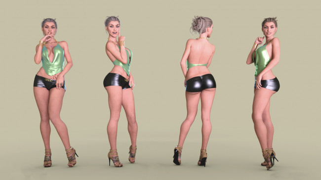 Обои картинки фото 3д графика, люди , people, взгляд, фон, девушка, улыбка