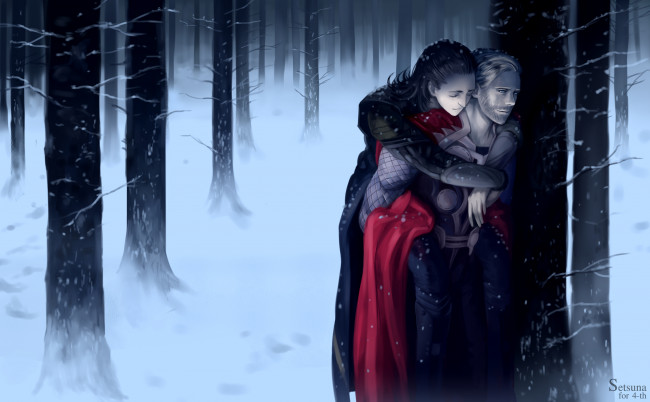 Обои картинки фото рисованное, кино, tor, loki
