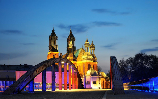 Обои картинки фото познань, польша, города, - католические соборы,  костелы,  аббатства