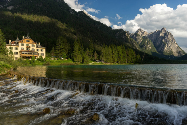 Обои картинки фото города, - пейзажи, лес, озеро