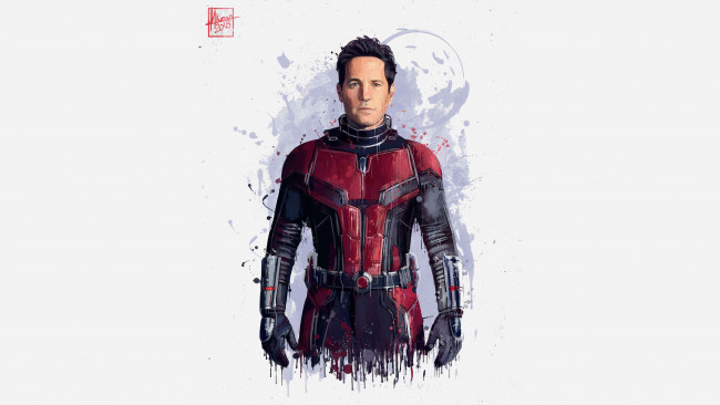 Обои картинки фото ant-man,  мстители,  война бесконечности , 2018, рисованное, кино, пол, радд, paul, rudd, artwork, мстители, война, бесконечности, ant, man