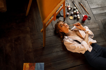 Картинка девушка девушки -unsort+ рыжеволосые+и+другие модель