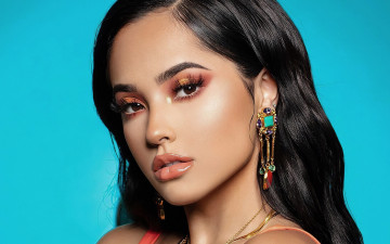 обоя музыка, becky g, серьги