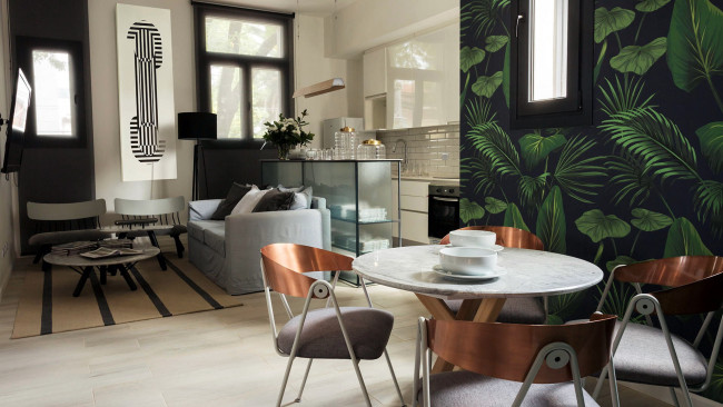 Обои картинки фото интерьер, кухня