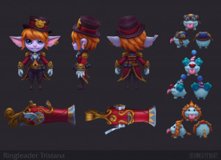 Картинка видео+игры league+of+legends tristana ракурсы оружие поро