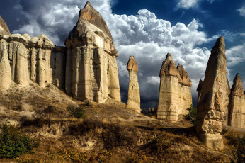 Картинка cappadocia turkey природа горы
