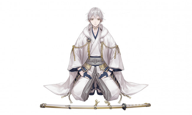 Обои картинки фото аниме, touken ranbu, touken, ranbu