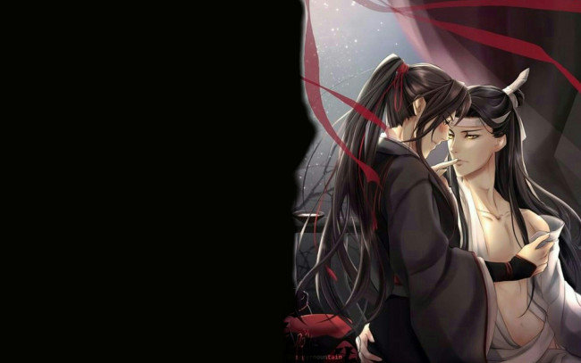 Обои картинки фото аниме, mo dao zu shi, вэй, усянь, лань, ванцзы