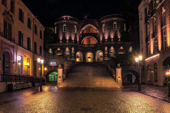 Картинка helsingborg sweden города -+огни+ночного+города