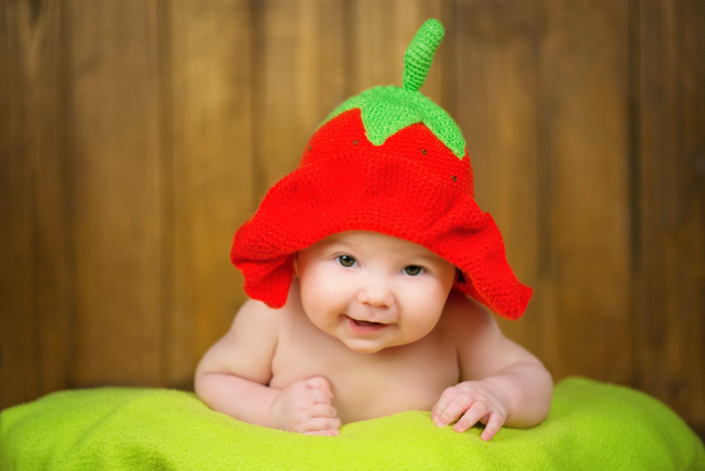 Обои картинки фото разное, дети, ребенок, шапка