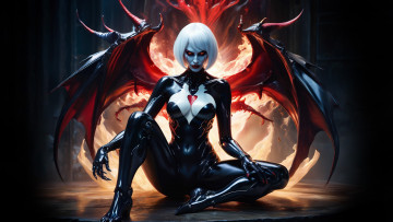 Картинка фэнтези демоны нейросети графика нейроарт ai art нейронные сети рисунки нейро искусство нейрографика graphics neuroart neural networks drawings neuro neurography