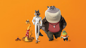 Картинка the+bad+guys+ +2022+ мультфильмы the+bad+guys плохие парни animation мультфильм семейный пoстeр marc maron snake oзвучка sam rockwell wolf awkwafina tarantula anthony ramos piranha