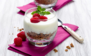 Картинка еда мороженое +десерты мята десерт ягоды малина