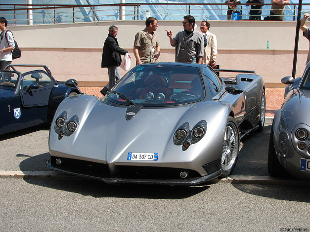 Обои картинки фото pagani, zonda, c12, автомобили