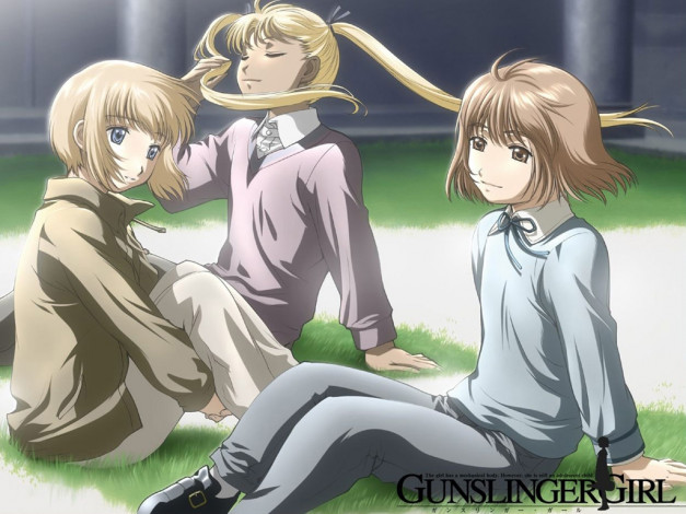 Обои картинки фото аниме, gun, slinger, girl