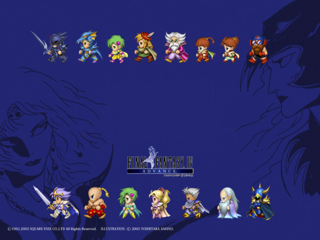 Обои картинки фото видео, игры, final, fantasy, iv