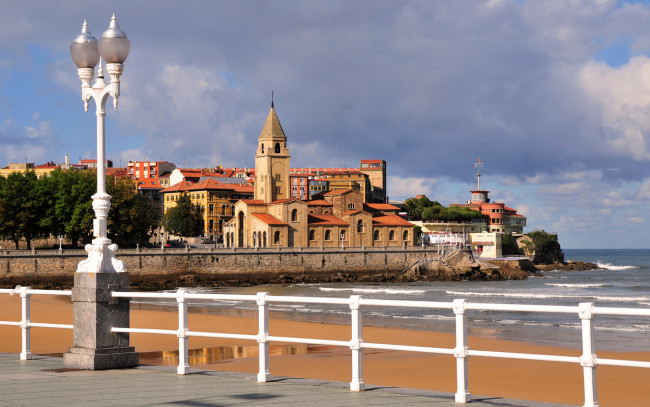 Обои картинки фото города, католические, соборы, костелы, аббатства, gijon, spain