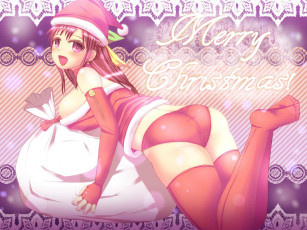 Картинка аниме merry chrismas winter