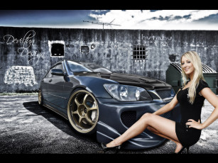 Картинка автомобили авто девушками