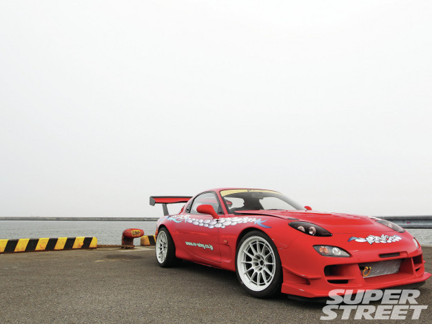 Обои картинки фото 1996, mazda, rx, автомобили