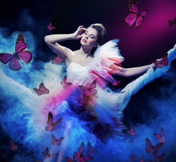 Картинка -Unsort+Креатив девушки unsort креатив бабочки