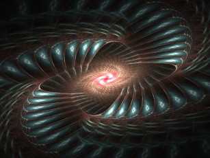 Картинка 3д графика fractal фракталы цвета линии узор фон рисунок