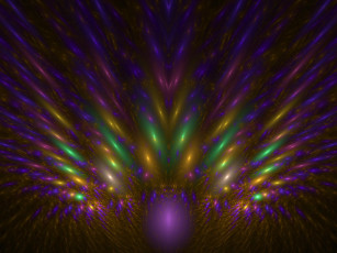 Картинка 3д графика fractal фракталы цвета линии узор фон рисунок