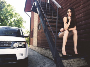 Картинка автомобили авто девушками