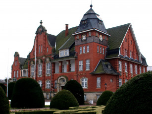 Картинка города здания дома германия папенбург